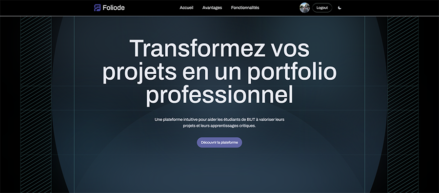 Capture d'écran du projet 1