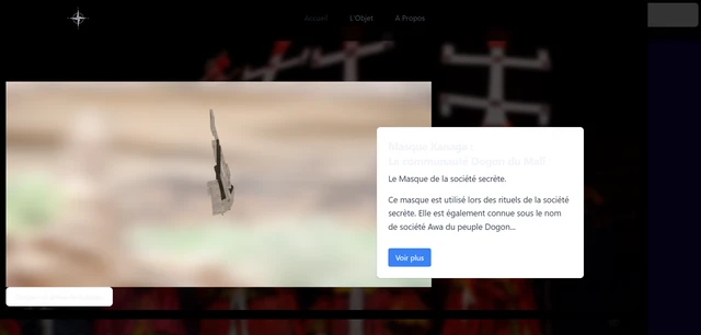 Capture d'écran du projet 1